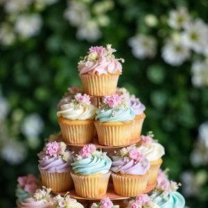 pastel-cupcake-tower